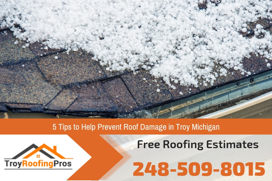 5 Tips to Help Prevent Roof Damage in Troy Michigan