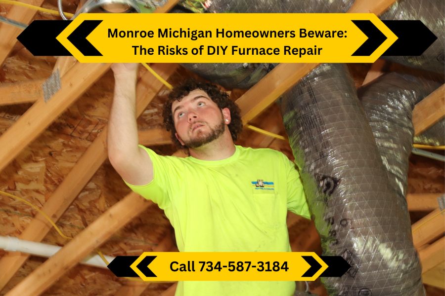 Monroe Michigan Homeowners Beware: The Risks of DIY Furnace Repair